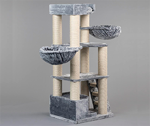 Árbol para Gatos, Altura 143 cm, Torre de Gatos