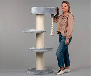 Árbol rascador grande para gatos estable XXL