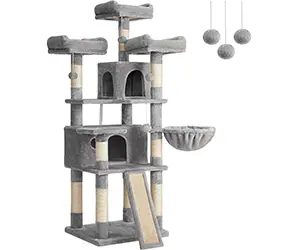 FEANDREA Árbol para Gatos, XXL,169 cm