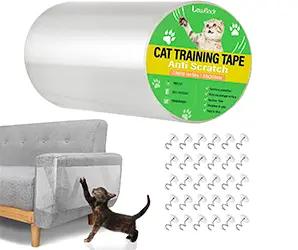 Protector de Muebles Transparente Adhesivo para Gatos