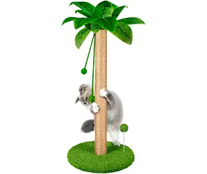 Rascador para Gatos de Poste palmera