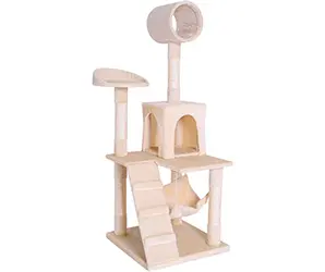 lionto Árbol rascador para Gatos Altura 133 cm