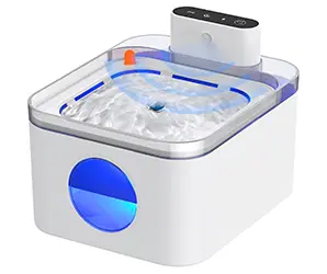 Petace Fuente para Gatos con Sensor de Movimiento, 3L Bebedero Gatos sin Cable